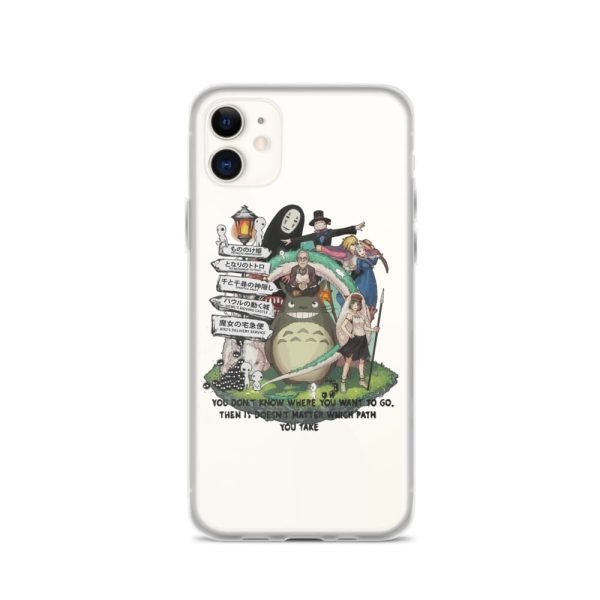 Studio Ghibli Hayao Miyazaki With His Arts iPhone Case-Accessories, Howl's Moving Castle, Phone Case, Spirited Away