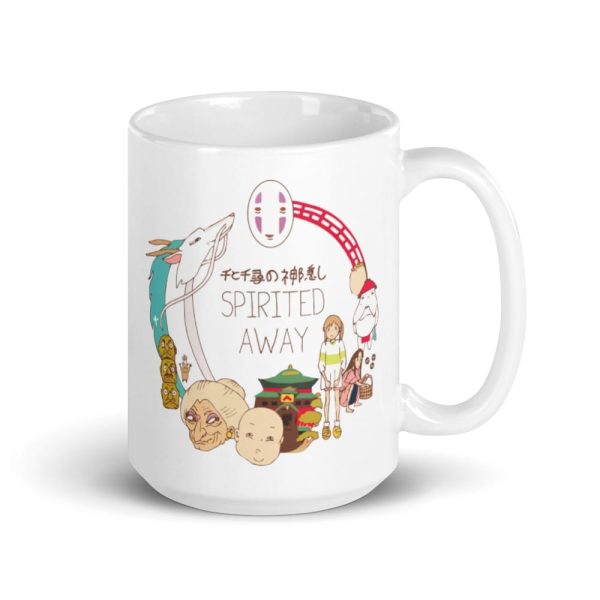 Spirited Away Full Movie - Spirited Away Compilation Characters Mug-Accessories, kaonashi, Mug, no face, Spirited Away, Spirited Away Full Movie