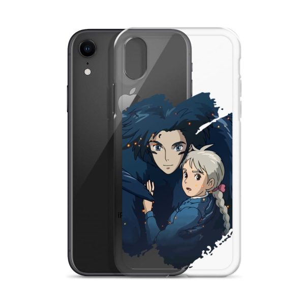 Howl's Moving Castle Poster - Howl and Sophie iPhone Case-Accessories, Howl's Moving Castle, Howl's Moving Castle Poster, Phone Case