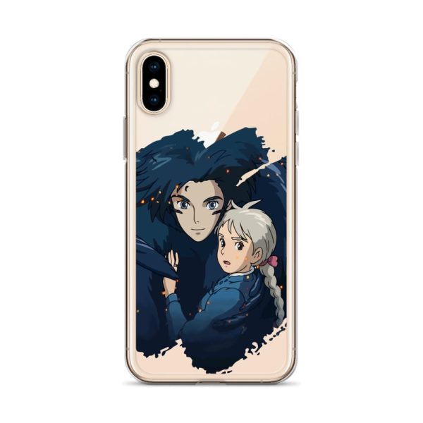 Howl's Moving Castle Poster - Howl and Sophie iPhone Case-Accessories, Howl's Moving Castle, Howl's Moving Castle Poster, Phone Case