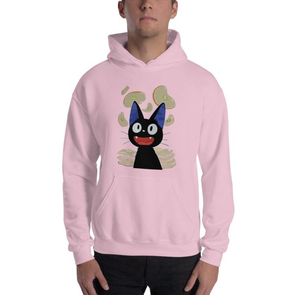 Kiki's Delivery Service Anime - Kiki’s Delivery Service – Jiji & Pancake Hoodie-Apparel, Hoodie, Kiki's Delivery Service, Kiki's Delivery Service Anime