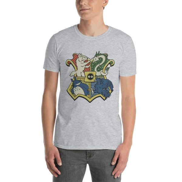 Studio Ghibli Characters As Hogwarts House T Shirt Unisex-Apparel, Tshirt