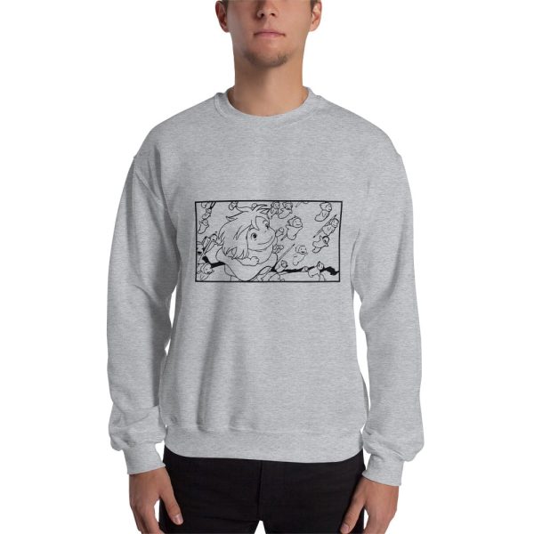 Ponyo 2 - Ponyo – Freedom Sketch Unisex Sweatshirt-Apparel, ponyo, Ponyo 2, Sweatshirt