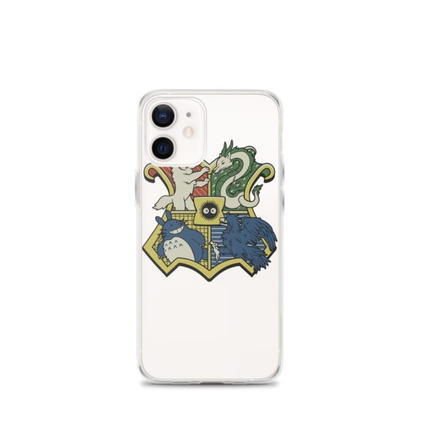 My Friend Totoro - Studio Ghibli Characters As Hogwarts House iPhone Case-Accessories, My Friend Totoro, My Neighbor Totoro, Phone Case, princess mononoke, Spirited Away