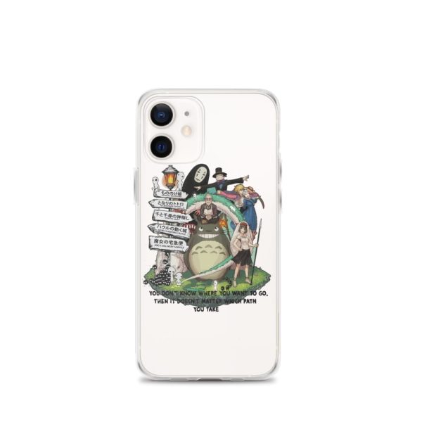 Studio Ghibli Hayao Miyazaki With His Arts iPhone Case-Accessories, Howl's Moving Castle, Phone Case, Spirited Away