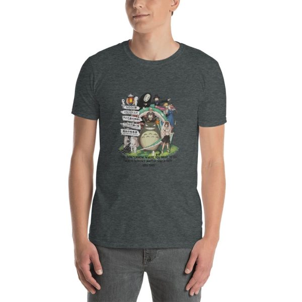 Studio Ghibli Hayao Miyazaki With His Arts T Shirt Unisex-Apparel, Howl's Moving Castle, Spirited Away