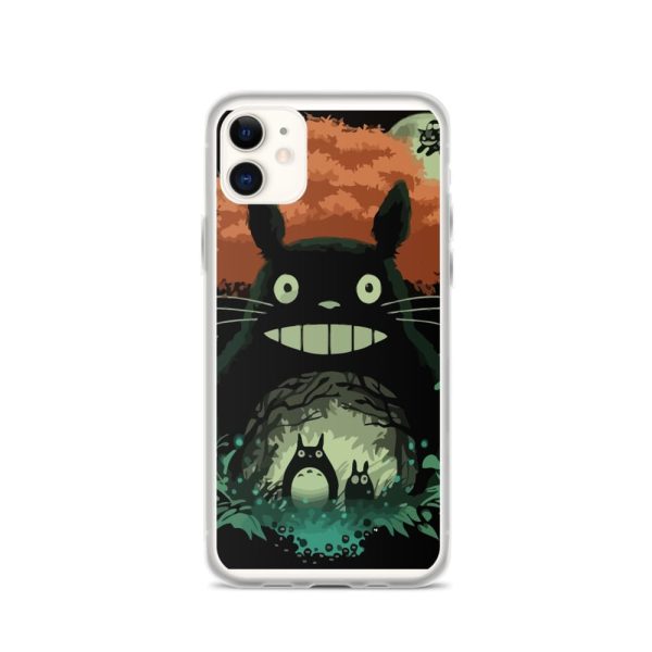 Totoro Stuffed Animal - My Neighbor Totoro – The Magic Forest iPhone Case-Accessories, Phone Case, Totoro Stuffed Animal