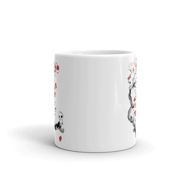 Princess Mononoke Tattoo - Princess Mononoke – Tree Spirits on the Cherry Blossom Coffee Mug-Accessories, House Decor, Mug, princess mononoke, Princess Mononoke Tattoo