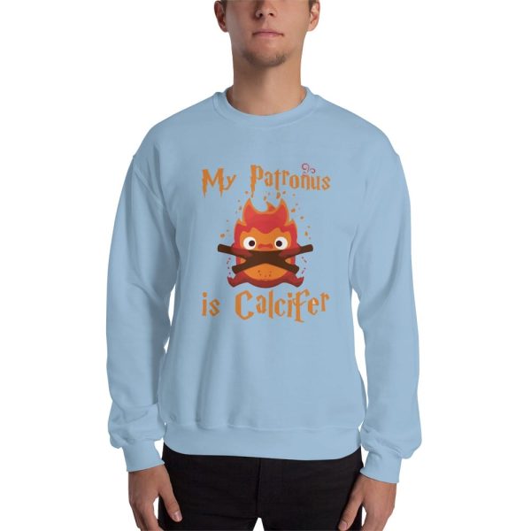 Howl's Moving Castle Rings - Howl’s Moving Castle – My Patronus is Calcifer Sweatshirt Unisex-Apparel, Howl's Moving Castle, Howl's Moving Castle Rings, Sweatshirt