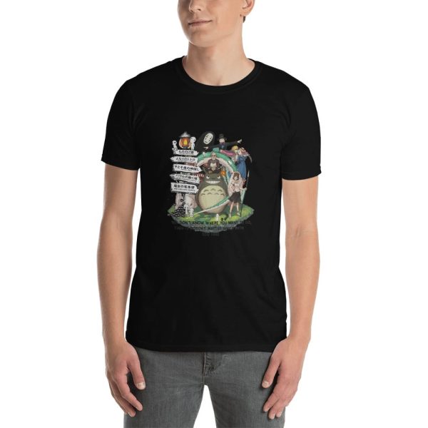 Studio Ghibli Hayao Miyazaki With His Arts T Shirt Unisex-Apparel, Howl's Moving Castle, Spirited Away