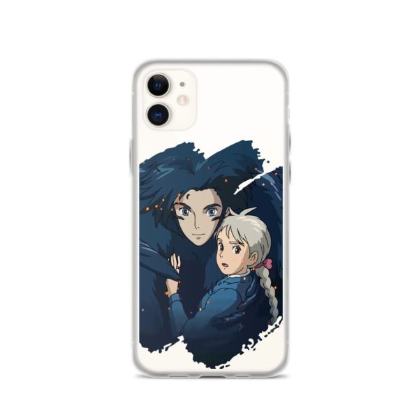 Howl's Moving Castle Poster - Howl and Sophie iPhone Case-Accessories, Howl's Moving Castle, Howl's Moving Castle Poster, Phone Case