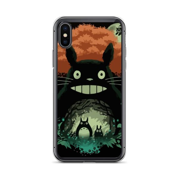 Totoro Stuffed Animal - My Neighbor Totoro – The Magic Forest iPhone Case-Accessories, Phone Case, Totoro Stuffed Animal