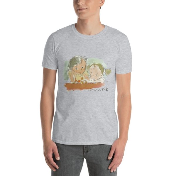 Totoro Restaurant - My Neighbor Totoro – Mei & Satsuki Water Color T Shirt-Apparel, Ghibli, Totoro Restaurant