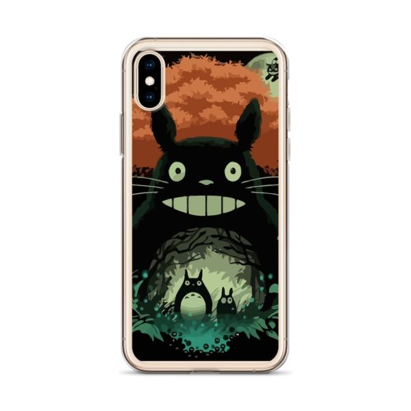 Totoro Stuffed Animal - My Neighbor Totoro – The Magic Forest iPhone Case-Accessories, Phone Case, Totoro Stuffed Animal