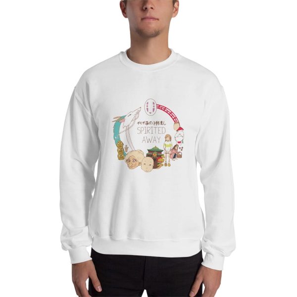 Spirited Away - Spirited Away Compilation Characters Sweatshirt Unisex-Apparel, Spirited Away, Sweatshirt