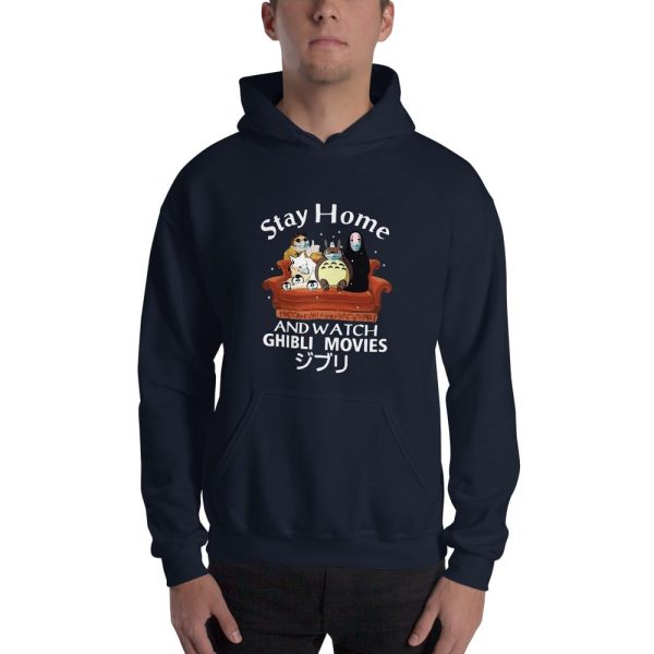 What Is Totoro In Japanese - Stay Home and Watch Ghibli Movie Hoodie Unisex-Apparel, Hoodie, kaonashi, no face, Spirited Away, What Is Totoro In Japanese