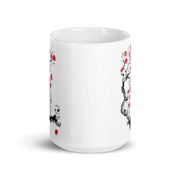 Princess Mononoke Tattoo - Princess Mononoke – Tree Spirits on the Cherry Blossom Coffee Mug-Accessories, House Decor, Mug, princess mononoke, Princess Mononoke Tattoo