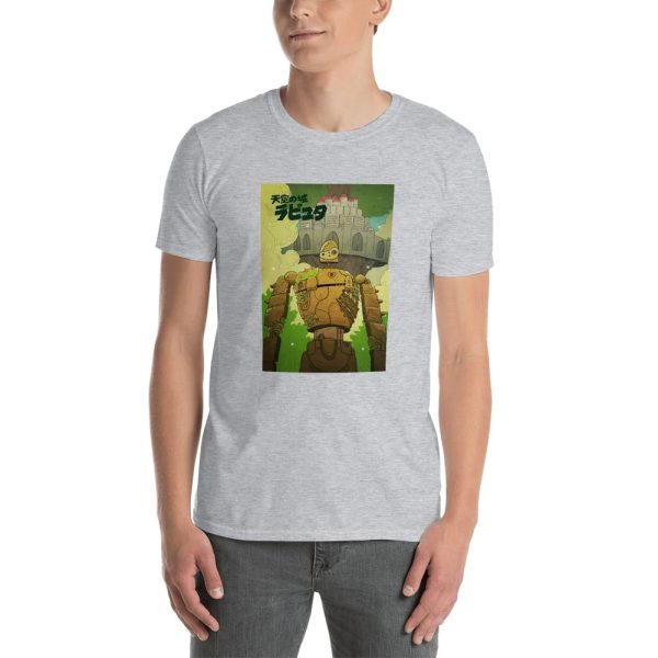 Laputa Castle In The Sky Movie - Laputa Castle in the Sky Robot Warrior T Shirt-Apparel, Ghibli, Laputa Castle In The Sky Movie