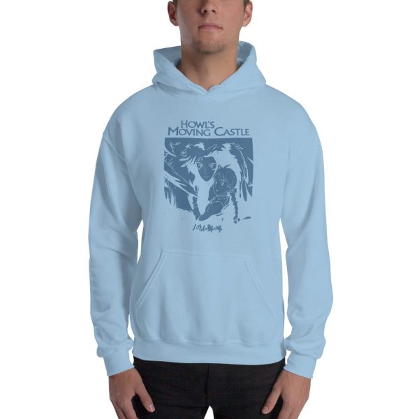 Loewe Howl's Moving Castle - Howl’s Moving Castle Black & White Hoodie Unisex-Apparel, Hoodie, Howl's Moving Castle, Loewe Howl's Moving Castle