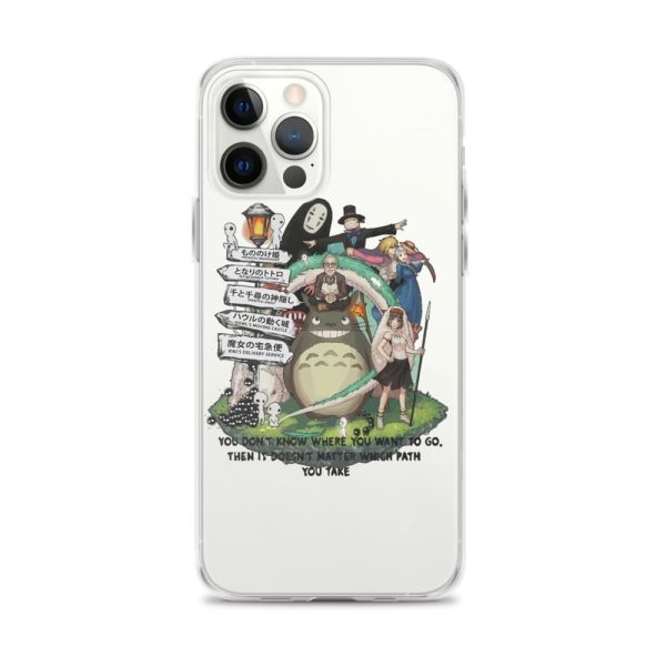 Studio Ghibli Hayao Miyazaki With His Arts iPhone Case-Accessories, Howl's Moving Castle, Phone Case, Spirited Away