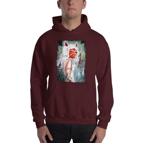 Princess Mononoke Ainu Influence - Princess Mononoke – Forest Guardian Hoodie Unisex-Apparel, Hoodie, princess mononoke, Princess Mononoke Ainu Influence