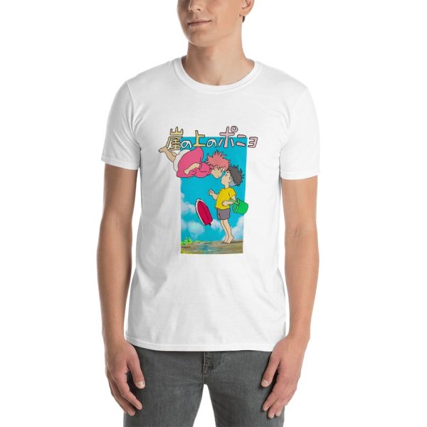 Studio Ghibli Icons Ponyo - Ponyo On The Cliff By The Sea Poster T Shirt Unisex-Apparel, ponyo, Studio Ghibli Icons Ponyo, Tshirt