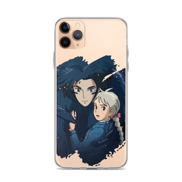 Howl's Moving Castle Poster - Howl and Sophie iPhone Case-Accessories, Howl's Moving Castle, Howl's Moving Castle Poster, Phone Case