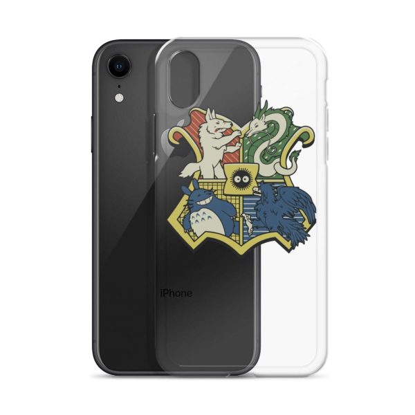 My Friend Totoro - Studio Ghibli Characters As Hogwarts House iPhone Case-Accessories, My Friend Totoro, My Neighbor Totoro, Phone Case, princess mononoke, Spirited Away