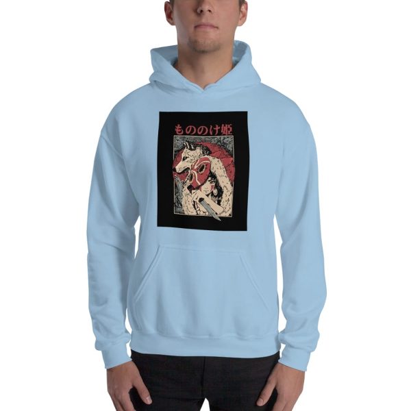 Blue Totoro - Princess Mononoke Vintage Hoodie Unisex-Apparel, Blue Totoro, Hoodie, princess mononoke