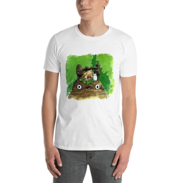 Totoro Ramen - My Neighbor Totoro & Mei Water Color Art T Shirt-Apparel, Totoro Ramen, Tshirt