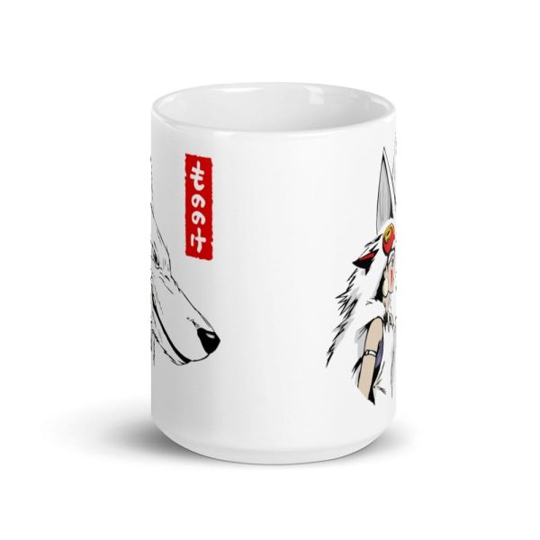 Princess Mononoke Actors - Princess Mononoke – San and The Wolf Mug-Accessories, House Decor, Mug, princess mononoke, Princess Mononoke Actors