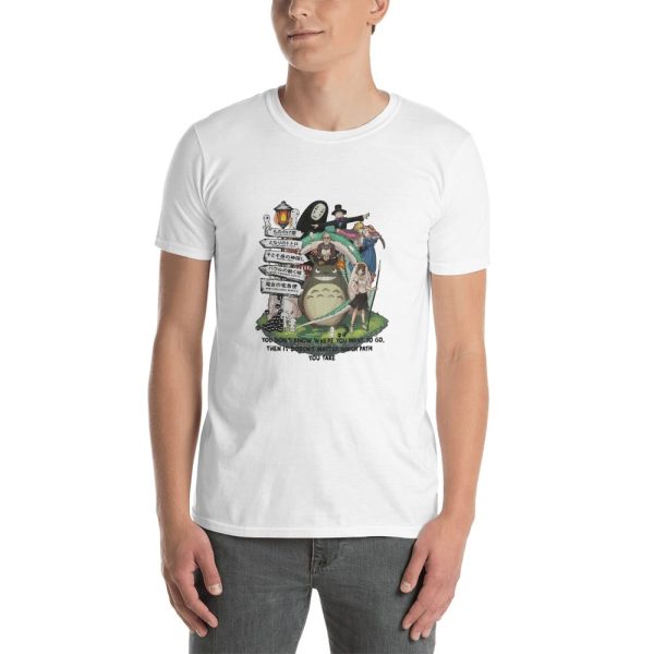 Studio Ghibli Hayao Miyazaki With His Arts T Shirt Unisex-Apparel, Howl's Moving Castle, Spirited Away