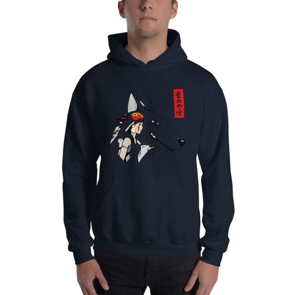 Princess Mononoke Mask - Princess Mononoke – San and The Wolf Hoodie Unisex-Apparel, Hoodie, princess mononoke, Princess Mononoke Mask