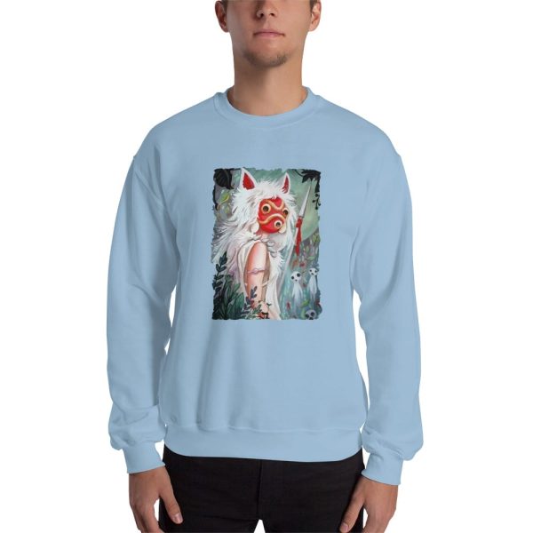 Princess Mononoke Poster - Princess Mononoke – Forest Guardian Sweatshirt Unisex-Apparel, princess mononoke, Princess Mononoke Poster, Sweatshirt