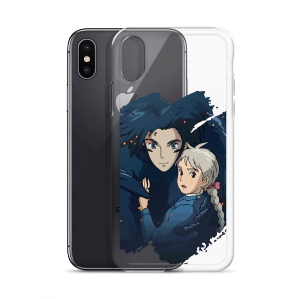 Howl's Moving Castle Poster - Howl and Sophie iPhone Case-Accessories, Howl's Moving Castle, Howl's Moving Castle Poster, Phone Case