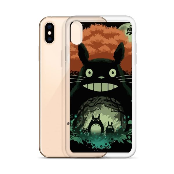 Totoro Stuffed Animal - My Neighbor Totoro – The Magic Forest iPhone Case-Accessories, Phone Case, Totoro Stuffed Animal