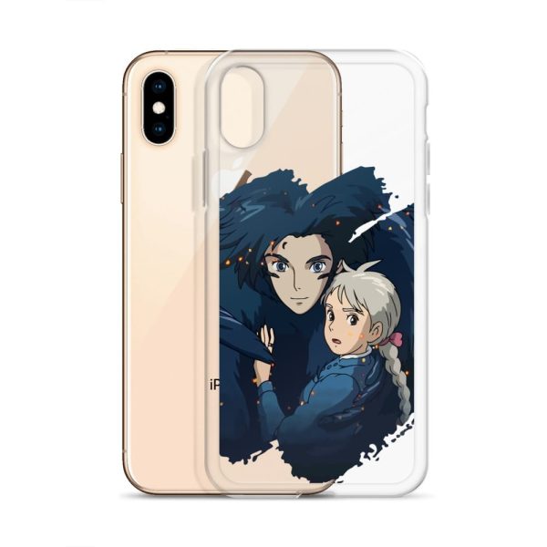 Howl's Moving Castle Poster - Howl and Sophie iPhone Case-Accessories, Howl's Moving Castle, Howl's Moving Castle Poster, Phone Case