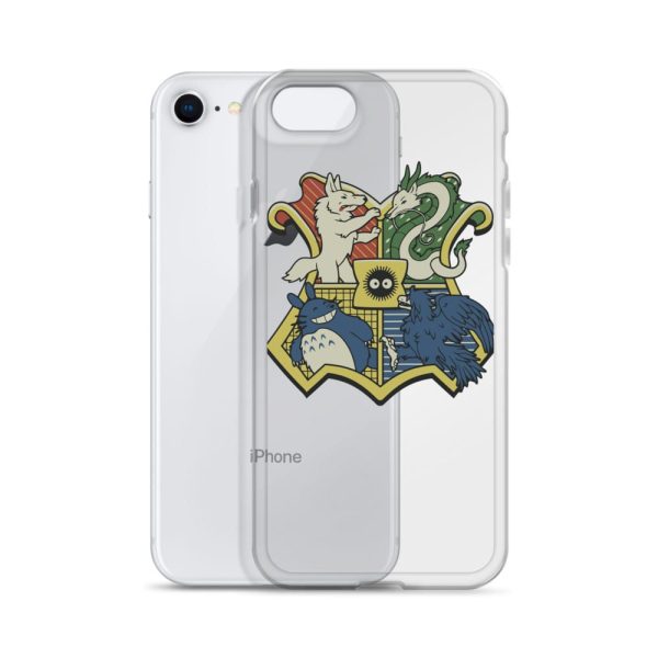 My Friend Totoro - Studio Ghibli Characters As Hogwarts House iPhone Case-Accessories, My Friend Totoro, My Neighbor Totoro, Phone Case, princess mononoke, Spirited Away