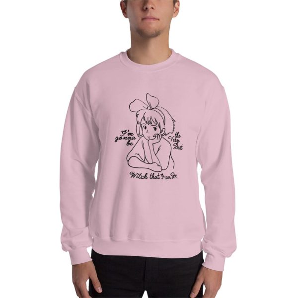 Kiki's Delivery Service Finger Figures Temu - Kiki’s Delivery Service – Kiki the Best Witch Sweatshirt Unisex-Apparel, Kiki's Delivery Service, Kiki's Delivery Service Finger Figures Temu, Sweatshirt