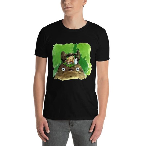 Totoro Ramen - My Neighbor Totoro & Mei Water Color Art T Shirt-Apparel, Totoro Ramen, Tshirt