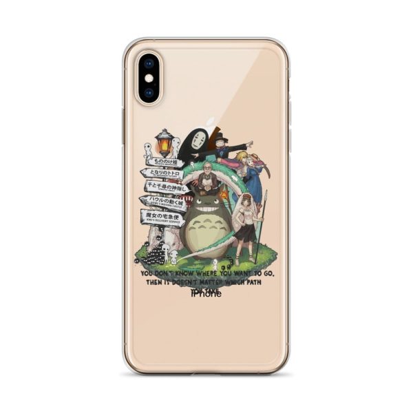 Studio Ghibli Hayao Miyazaki With His Arts iPhone Case-Accessories, Howl's Moving Castle, Phone Case, Spirited Away