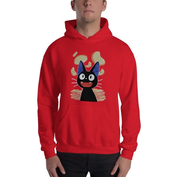 Kiki's Delivery Service Anime - Kiki’s Delivery Service – Jiji & Pancake Hoodie-Apparel, Hoodie, Kiki's Delivery Service, Kiki's Delivery Service Anime