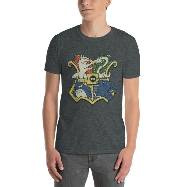 Studio Ghibli Characters As Hogwarts House T Shirt Unisex-Apparel, Tshirt