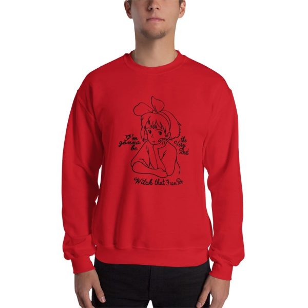 Kiki's Delivery Service Finger Figures Temu - Kiki’s Delivery Service – Kiki the Best Witch Sweatshirt Unisex-Apparel, Kiki's Delivery Service, Kiki's Delivery Service Finger Figures Temu, Sweatshirt