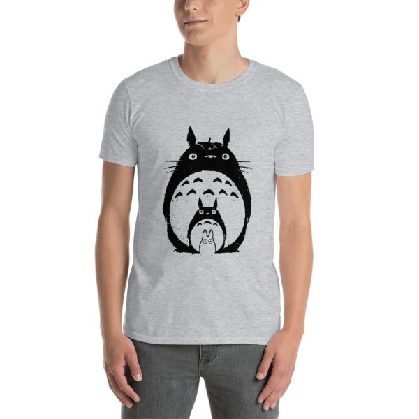 Totoro Bed - My Neighbor Totoro Black & White T Shirt Unisex-Apparel, Totoro Bed, Tshirt