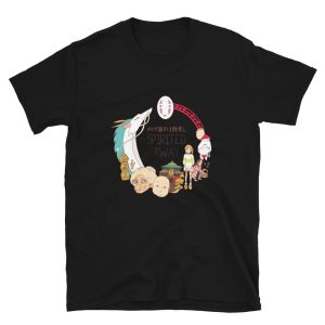 Cast Of Spirited Away - Spirited Away Compilation Characters T Shirt Unisex-Apparel, Cast Of Spirited Away, Spirited Away