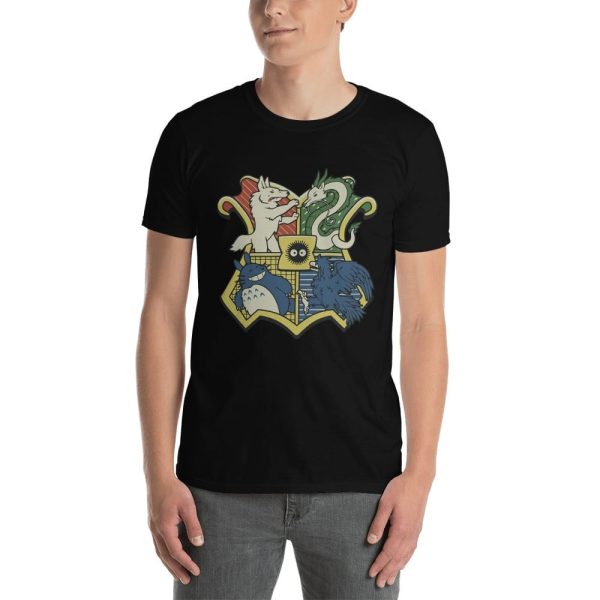 Studio Ghibli Characters As Hogwarts House T Shirt Unisex-Apparel, Tshirt