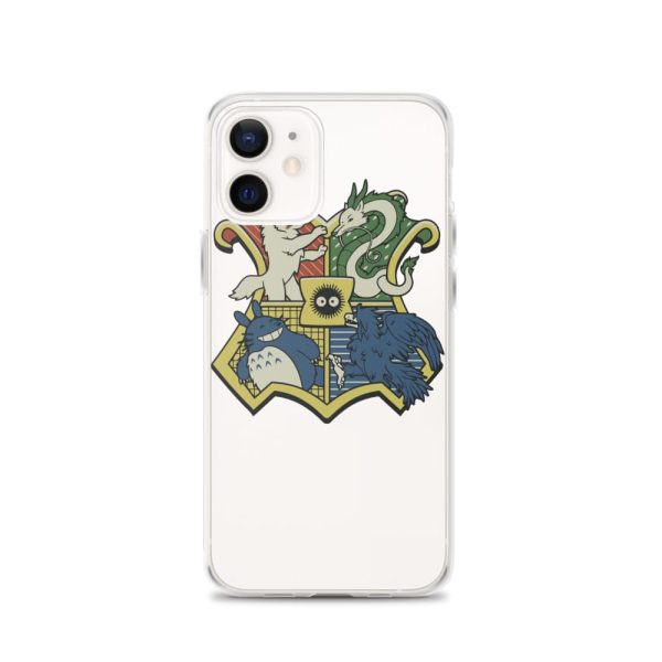 My Friend Totoro - Studio Ghibli Characters As Hogwarts House iPhone Case-Accessories, My Friend Totoro, My Neighbor Totoro, Phone Case, princess mononoke, Spirited Away