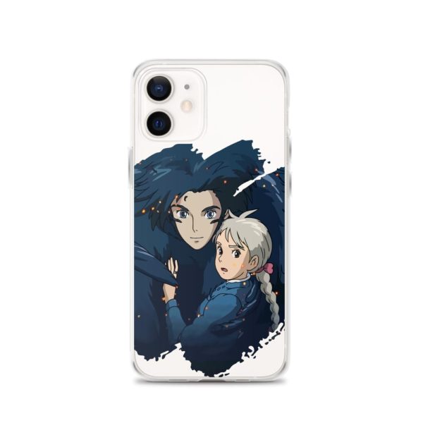 Howl's Moving Castle Poster - Howl and Sophie iPhone Case-Accessories, Howl's Moving Castle, Howl's Moving Castle Poster, Phone Case