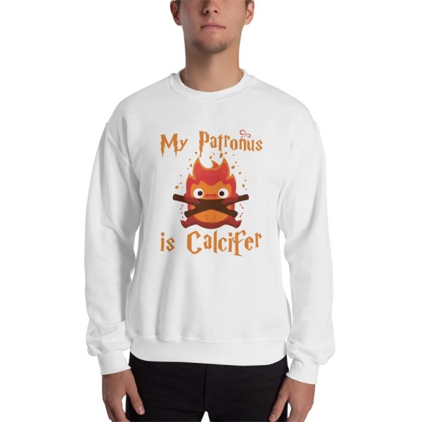 Howl's Moving Castle Rings - Howl’s Moving Castle – My Patronus is Calcifer Sweatshirt Unisex-Apparel, Howl's Moving Castle, Howl's Moving Castle Rings, Sweatshirt